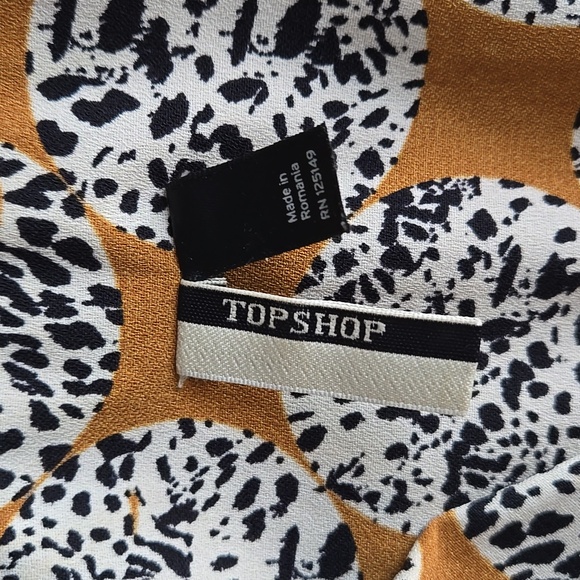 Topshop Cropped Double Breasted Jacket Size 10 - Picture 7 of 10